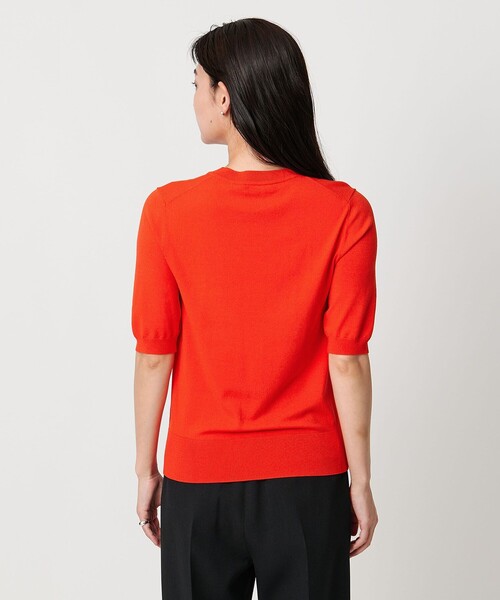 MARW UNITED ARROWS(マルゥ ユナイテッドアローズ)の「<MARW UNITED ARROWS>コンパクト ショートスリーブ ニット(ニット/セーター・レディース・ブラック/オレンジ/ライトグレー・FREE)」の14枚目の写真