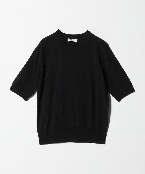 MARW UNITED ARROWS(マルゥ ユナイテッドアローズ)の「<MARW UNITED ARROWS>コンパクト ショートスリーブ ニット(ニット/セーター・レディース・ブラック/オレンジ/ライトグレー・FREE)」の21枚目の写真