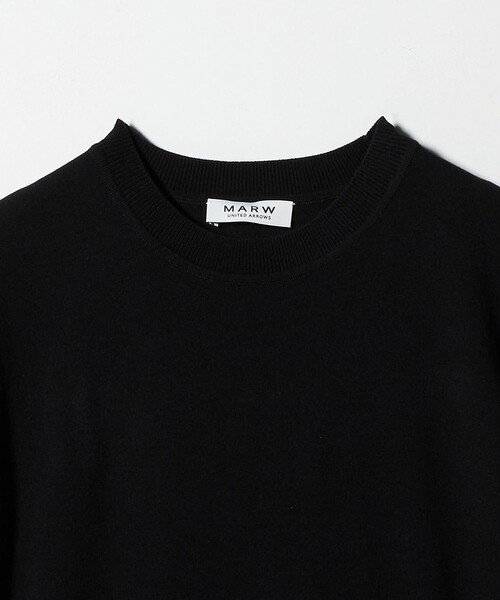 MARW UNITED ARROWS＞コンパクト ショートスリーブ ニット