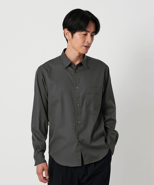 BEAUTY&YOUTH UNITED ARROWS（ビューティーアンドユースユナイテッドアローズ）の「クリア オックスフォード レギュラー シャツ SLIM型（シャツ/ブラウス・メンズ・ホワイト/ダークグレー/コバルトブルー/ネイビー・XL/M/L/S/XS）」の5枚目の写真