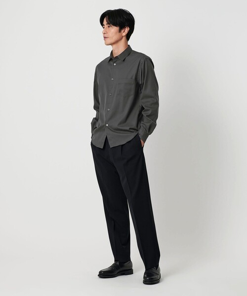 BEAUTY&YOUTH UNITED ARROWS（ビューティーアンドユースユナイテッドアローズ）の「クリア オックスフォード レギュラー シャツ SLIM型（シャツ/ブラウス・メンズ・ホワイト/ダークグレー/コバルトブルー/ネイビー・XL/M/L/S/XS）」の7枚目の写真