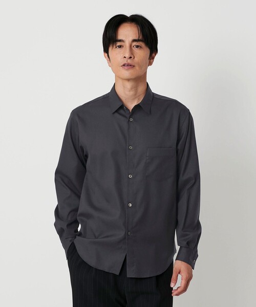 BEAUTY&YOUTH UNITED ARROWS（ビューティーアンドユースユナイテッドアローズ）の「クリア オックスフォード レギュラー シャツ SLIM型（シャツ/ブラウス・メンズ・ホワイト/ダークグレー/コバルトブルー/ネイビー・XL/M/L/S/XS）」の11枚目の写真