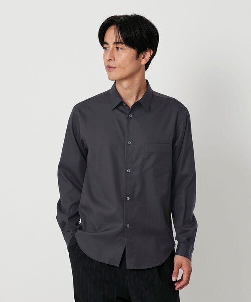 BEAUTY&YOUTH UNITED ARROWS（ビューティーアンドユースユナイテッドアローズ）の「クリア オックスフォード レギュラー シャツ SLIM型（シャツ/ブラウス・メンズ・ホワイト/ダークグレー/コバルトブルー/ネイビー・XL/M/L/S/XS）」の12枚目の写真