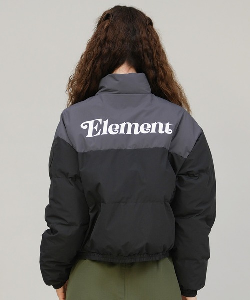 ELEMENT(エレメント)の「ELEMENT/エレメント 中綿ジャケット BF024-782(その他アウター・レディース・グレー/ブラック・M)」の1枚目の写真