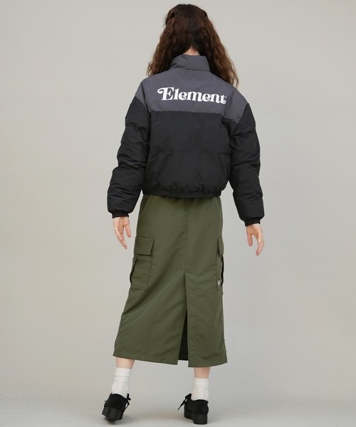 ELEMENT(エレメント)の「ELEMENT/エレメント 中綿ジャケット BF024-782(その他アウター・レディース・グレー/ブラック・M)」の9枚目の写真