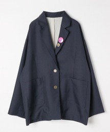 ランバンオンブルー　ネイビー ストライプ テーラードジャケット　2018aw ストライプジャケット|LANVIN COLLECTION | LANVIN COLLECTION