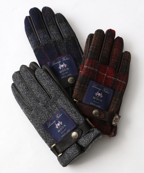 alfredoBANNISTER（アルフレッドバニスター）の「【別注/UNLINE】Orobiancoウール×レザー（手袋・メンズ・グレー/ネイビー/レッド・FREE）」の14枚目の写真