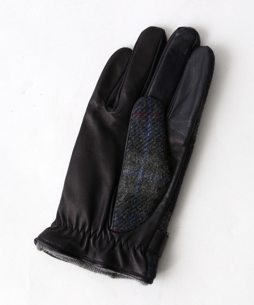 alfredoBANNISTER（アルフレッドバニスター）の「【別注/UNLINE】Orobiancoウール×レザー（手袋・メンズ・グレー/ネイビー/レッド・FREE）」の16枚目の写真