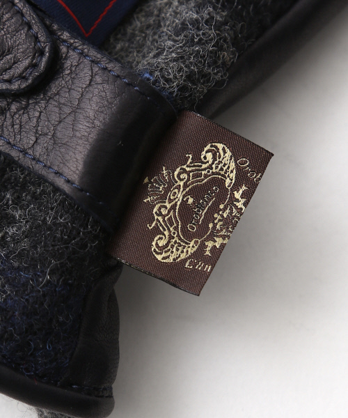 alfredoBANNISTER（アルフレッドバニスター）の「【別注/UNLINE】Orobiancoウール×レザー（手袋・メンズ・グレー/ネイビー/レッド・FREE）」の8枚目の写真