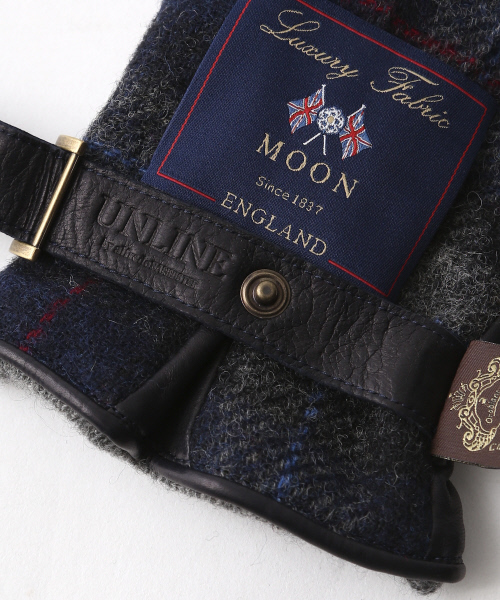 alfredoBANNISTER（アルフレッドバニスター）の「【別注/UNLINE】Orobiancoウール×レザー（手袋・メンズ・グレー/ネイビー/レッド・FREE）」の10枚目の写真