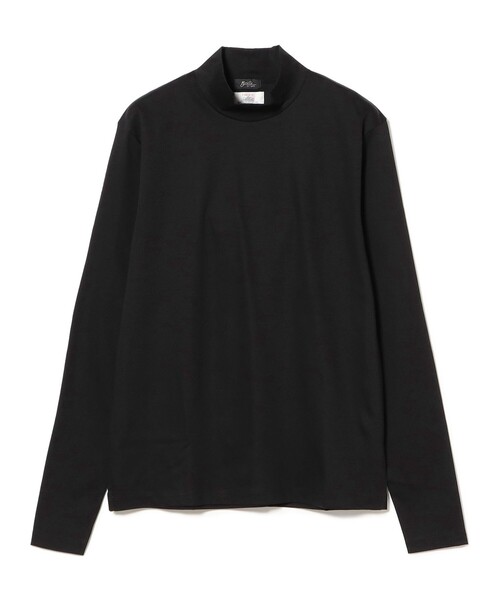 BRILLA per il gusto（ブリッラペルイルグースト）の「ALBINI コットン モックネック カットソー（Tシャツ/カットソー・メンズ・ホワイト/ネイビー/ブラック・L/M/S/XL/XS）」の2枚目の写真