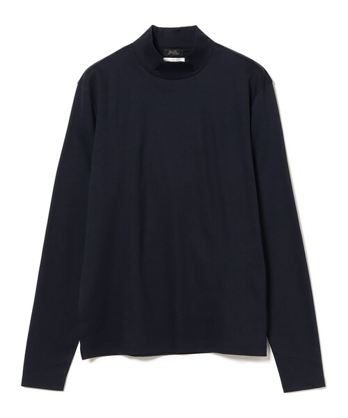 BRILLA per il gusto（ブリッラペルイルグースト）の「ALBINI コットン モックネック カットソー（Tシャツ/カットソー・メンズ・ホワイト/ネイビー/ブラック・L/M/S/XL/XS）」の7枚目の写真
