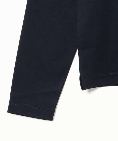 BRILLA per il gusto（ブリッラペルイルグースト）の「ALBINI コットン モックネック カットソー（Tシャツ/カットソー・メンズ・ホワイト/ネイビー/ブラック・L/M/S/XL/XS）」の9枚目の写真