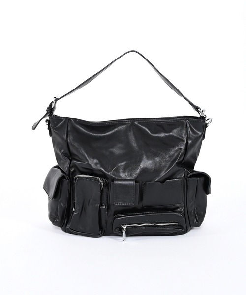 Narcissus（ナルシス）の「【大容量】2WAYマルチポケットショルダーバッグ《動画あり》（ショルダーバッグ・レディース・ブラック/ホワイト・FREE）」の5枚目の写真