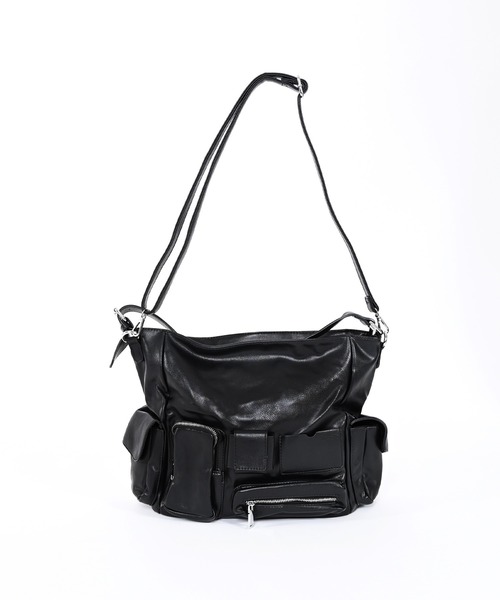 Narcissus（ナルシス）の「【大容量】2WAYマルチポケットショルダーバッグ《動画あり》（ショルダーバッグ・レディース・ブラック/ホワイト・FREE）」の8枚目の写真