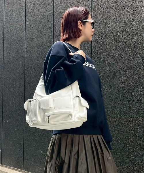 Narcissus（ナルシス）の「【大容量】2WAYマルチポケットショルダーバッグ《動画あり》（ショルダーバッグ・レディース・ブラック/ホワイト・FREE）」の16枚目の写真