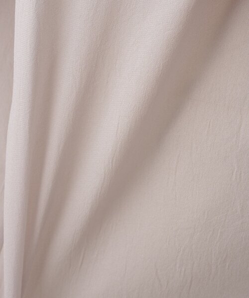 Drawing Numbers(ドローイング ナンバーズ)の「【Drawing Numbers】トリアセポリシースルーブラウス(シャツ/ブラウス・レディース・グレイッシュベージュ/アイボリー/ブラック・38)」の4枚目の写真