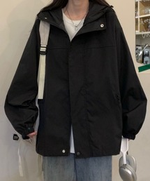 裾ドローストリングジャケット