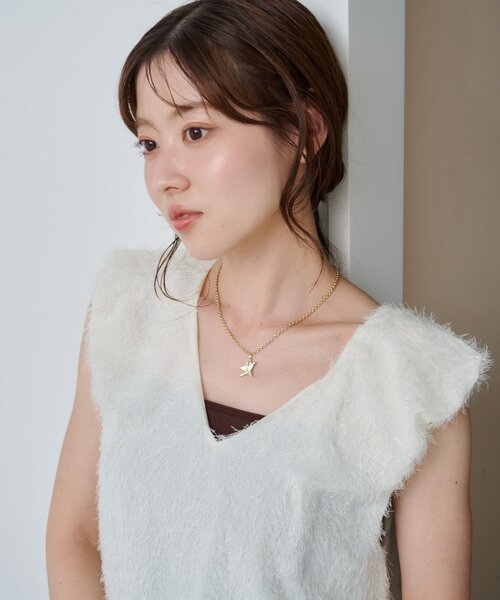 Kastane（カスタネ）の「【fiw.】スタートップネックレス（ネックレス・レディース・シルバー/ゴールド・FREE）」の4枚目の写真