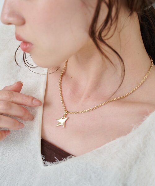 Kastane（カスタネ）の「【fiw.】スタートップネックレス（ネックレス・レディース・シルバー/ゴールド・FREE）」の3枚目の写真