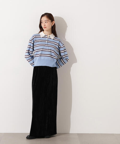 N.(N. Natural Beauty Basic)(エヌエヌナチュラルビューティーベーシック)の「ラガーニット(ニット/セーター・レディース・ボルドー/ブラウン/ブルー・MEDIUM)」の15枚目の写真
