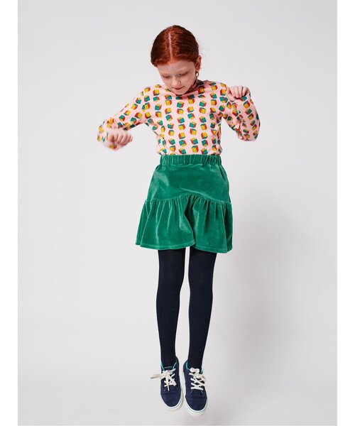 BOBO CHOSES（ボボショーズ）の「総柄Dices長袖Ｔシャツ【キッズ】（Tシャツ/カットソー・キッズ・ピンク・100/110/120）」の4枚目の写真