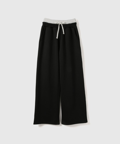 VICKY（ビッキー）の「ハイショクドッキングスウェットパンツ≪手洗い可能≫（スウェットパンツ・レディース・ブラック/ネイビー/ライトグレー・M）」の14枚目の写真