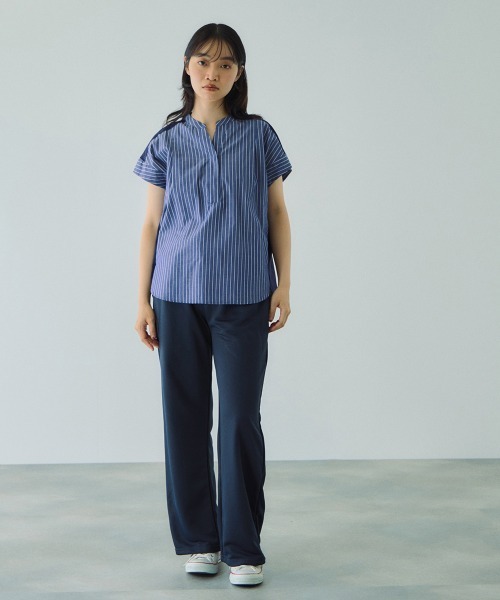 VICKY（ビッキー）の「ハイショクドッキングスウェットパンツ≪手洗い可能≫（スウェットパンツ・レディース・ブラック/ネイビー/ライトグレー・M）」の5枚目の写真