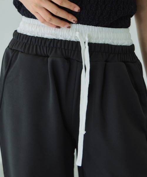 VICKY（ビッキー）の「ハイショクドッキングスウェットパンツ≪手洗い可能≫（スウェットパンツ・レディース・ブラック/ネイビー/ライトグレー・M）」の11枚目の写真