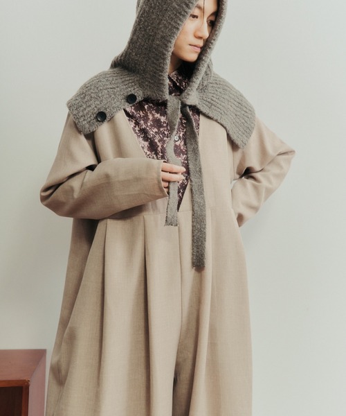 Libra Cue(リブラ キュー)の「ロングスリーブ2wayオールインワン(サロペット/オーバーオール・レディース・ブラック/ベージュ・1/2)」の17枚目の写真