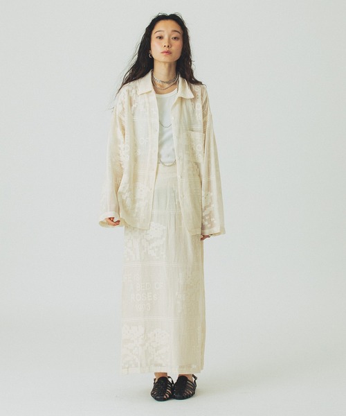 ROSE BUD(ローズバッド)の「ORIGINAL LACE SHIRT(シャツ/ブラウス・レディース・ブラック/オフホワイト・ONE SIZE)」の22枚目の写真