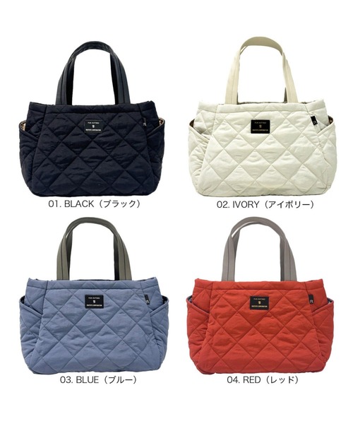 ROOTOTE(ルートート)の「ルートート / LT.デリ.パルーティ.キルト-D(トートバッグ・レディース・ブラック/アイボリー/ブルー/レッド・FREE)」の6枚目の写真