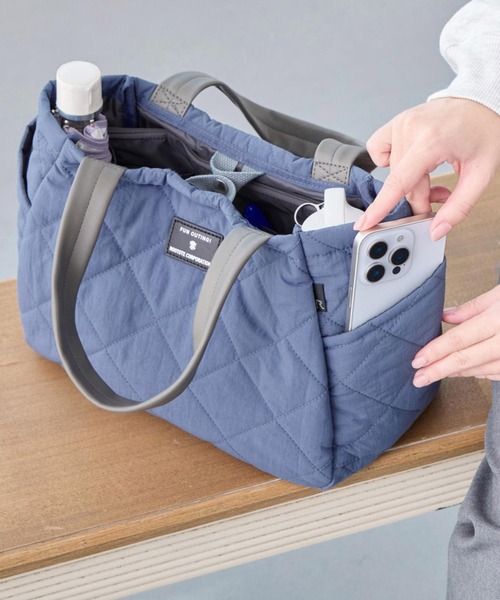 ROOTOTE(ルートート)の「ルートート / LT.デリ.パルーティ.キルト-D(トートバッグ・レディース・ブラック/アイボリー/ブルー/レッド・FREE)」の17枚目の写真