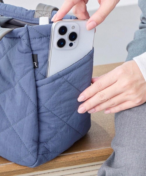 ROOTOTE(ルートート)の「ルートート / LT.デリ.パルーティ.キルト-D(トートバッグ・レディース・ブラック/アイボリー/ブルー/レッド・FREE)」の18枚目の写真