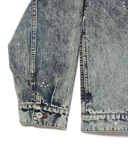 BEAMS HEART（ビームスハート）の「GMS ペイント デニム ジャケット（デニムジャケット・メンズ・インディゴブルー/ブラック・LARGE/MEDIUM/SMALL）」の10枚目の写真