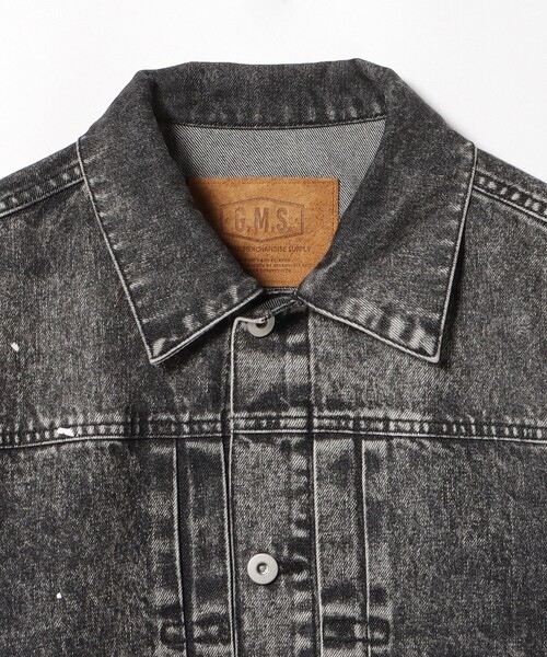 BEAMS HEART（ビームスハート）の「GMS ペイント デニム ジャケット（デニムジャケット・メンズ・インディゴブルー/ブラック・LARGE/MEDIUM/SMALL）」の14枚目の写真