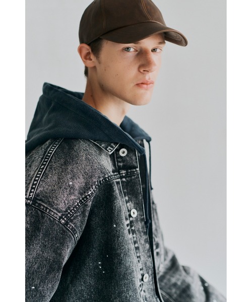 BEAMS HEART（ビームスハート）の「GMS ペイント デニム ジャケット（デニムジャケット・メンズ・インディゴブルー/ブラック・LARGE/MEDIUM/SMALL）」の5枚目の写真