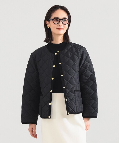 Traditional Weatherwear（トラディショナルウェザーウェア）の「【WEB限定】Traditional Weatherwear / ARKLEY Aライン ショート ブルゾン（ブルゾン・レディース・ブラック・32/34）」の5枚目の写真