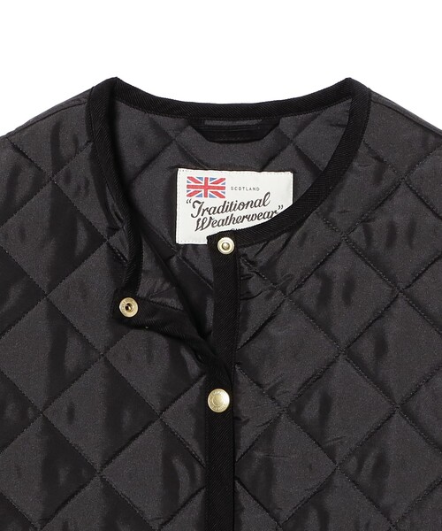 Traditional Weatherwear（トラディショナルウェザーウェア）の「【WEB限定】Traditional Weatherwear / ARKLEY Aライン ショート ブルゾン（ブルゾン・レディース・ブラック・32/34）」の10枚目の写真