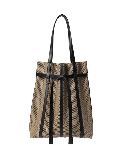 HIROKO HAYASHI（ヒロコハヤシ）の「PANIER（パニエ）トートバッグM（トートバッグ・レディース・ブラック/オフホワイト/ベージュ系4・00）」の3枚目の写真