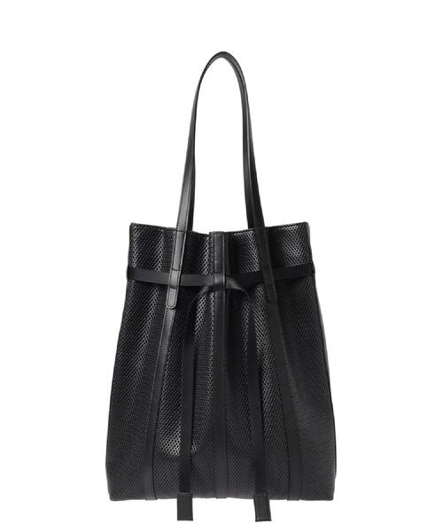 HIROKO HAYASHI（ヒロコハヤシ）の「PANIER（パニエ）トートバッグM（トートバッグ・レディース・ブラック/オフホワイト/ベージュ系4・00）」の4枚目の写真