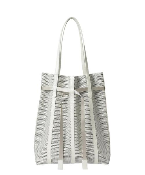 HIROKO HAYASHI（ヒロコハヤシ）の「PANIER（パニエ）トートバッグM（トートバッグ・レディース・ブラック/オフホワイト/ベージュ系4・00）」の4枚目の写真