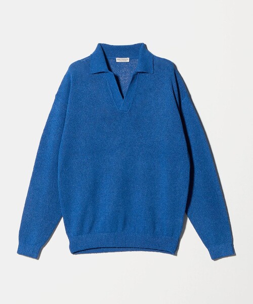 BEAUTY&YOUTH UNITED ARROWS(ビューティーアンドユースユナイテッドアローズ)の「ペイパー アゼ スキッパー ニット(ニット/セーター・メンズ・ブラック/ロイヤルブルー・L/M/S/XL)」の16枚目の写真