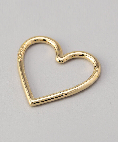BASICKS(xCVbNX)BASICKS/xCVbNX Gold Plating Heart Carbiner / n[gJri / L[`[ / S-1102(L[P[X/L[ANZT[)