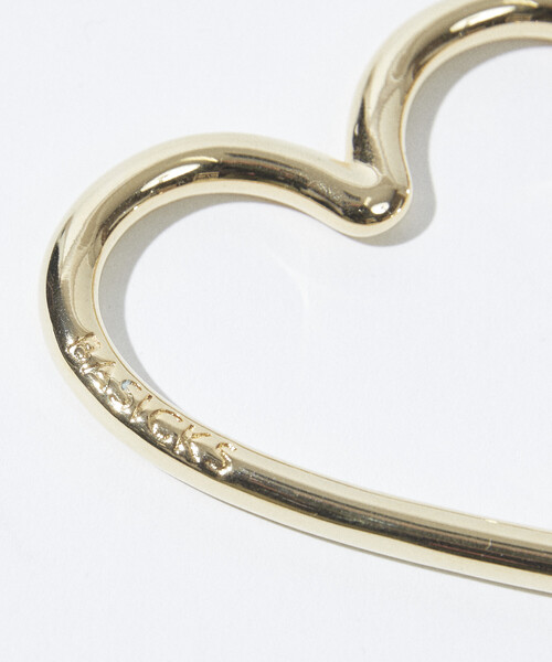 BASICKS/ベイシックス Gold Plating Heart Carbiner / ハート