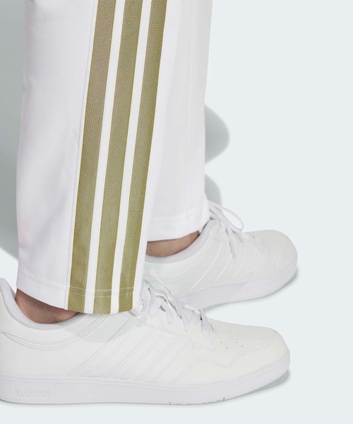 adidas（アディダス）の「Stadium Gold レギュラーフィット フルレングス オープンヘム トラックパンツ / アディダス adidas（スウェットパンツ・メンズ・ブラック×ブラック/ブラック×ゴールド/ホワイト・3XL/XX-LARGE/LARGE/MEDIUM/SMALL/X-LARGE/X-SMALL）」の6枚目の写真