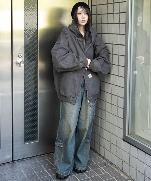 セール】WEGO/【25年秋冬新作】ワーカーズフードブルゾン（ブルゾン