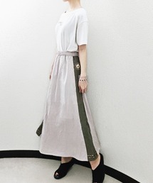 CRYSTAL BALL | Bicolor Skirt(スカート)