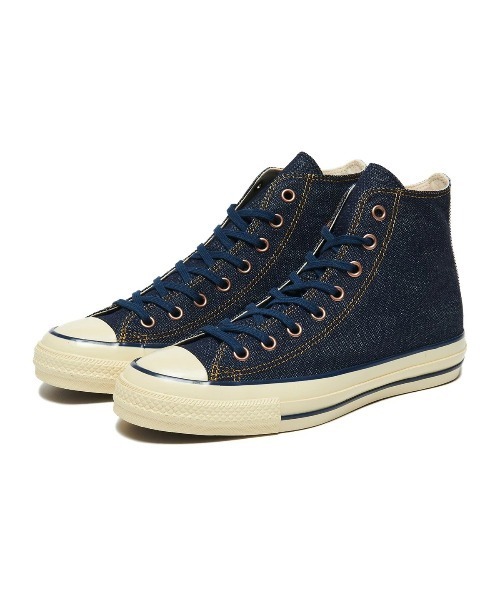 CONVERSE(コンバース)の「CONVERSE ALL STAR AGED BD HI / Wrangler(コンバース オールスター エイジド BD HI / ラングラー)(スニーカー・メンズ・ブルー系・25cm/25.5cm/26cm/26.5cm/27cm/27.5cm/28cm/29cm)」の1枚目の写真