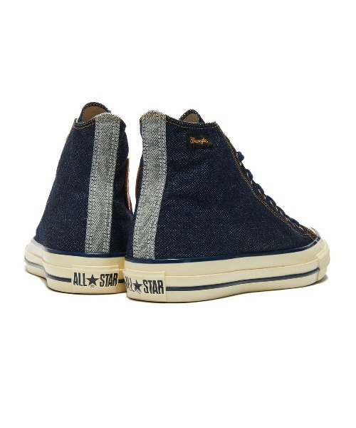 CONVERSE(コンバース)の「CONVERSE ALL STAR AGED BD HI / Wrangler(コンバース オールスター エイジド BD HI / ラングラー)(スニーカー・メンズ・ブルー系・25cm/25.5cm/26cm/26.5cm/27cm/27.5cm/28cm/29cm)」の2枚目の写真